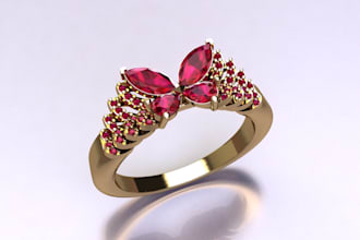 custom design any jewelry as a 3d cad model
