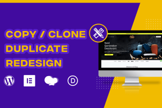 copy, clone redesign, duplicate website using wordpress