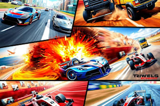 develop extreme car racing game in unity