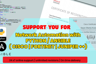 do network automation with python and ansible