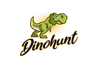 do make an modern unique dinosaurs logo