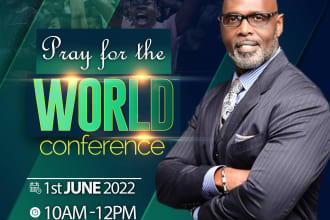 do fb, instagram, social media flyer, church flyer, online or event flyer design