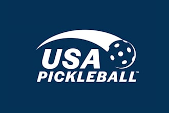 do make an modern unique pickleball logo