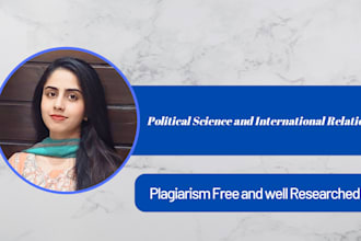 write on world politics and international relations