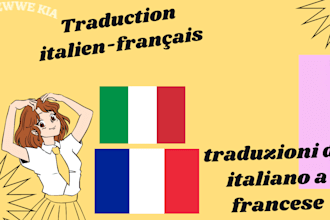 translate french to italian, italian to french