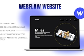 Big Deals!  do a responsive webflow landing page design