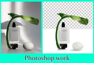 product photo edit and retouch or background removal