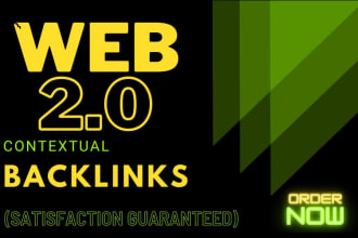 build 50 plus super web 2 0 backlinks