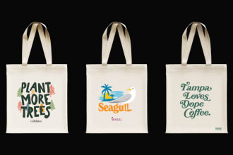 create tote bag designs according to your needs