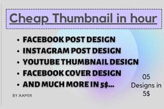 create cheap thumbnail in hour