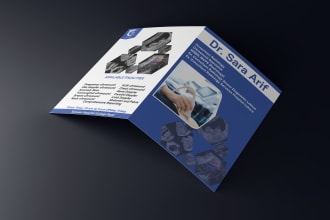 create professional presentation folder and stationery design