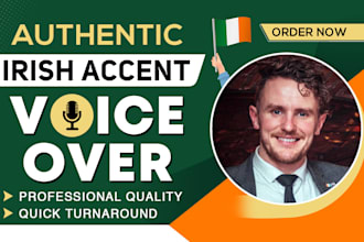 record authentic irish male voiceovers for commercial use