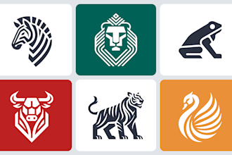 design creative and minimal bird or animal logo design