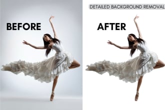 do photos background removal in 24 hours using photoshop