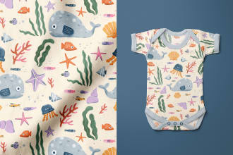 design colourful repeat patterns