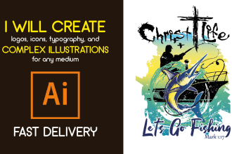 create logo, icons, typography, and complex illustrations for any medium