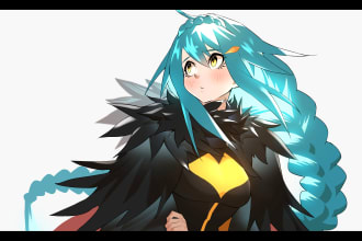 draw your oc in anime style