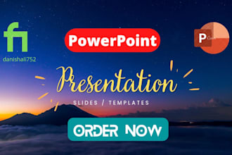 design informative and comprehensive powerpoint presentation