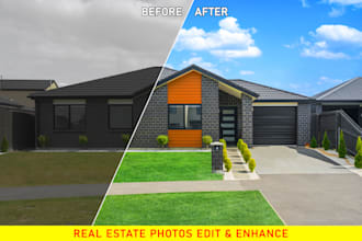 edit and enhance real estate photos professionally