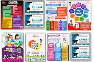 do education, school, summer camp, graduation, and holiday flyer within 6 hours