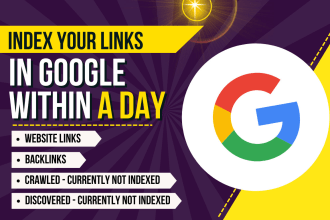 index your website and backlinks in google within a day