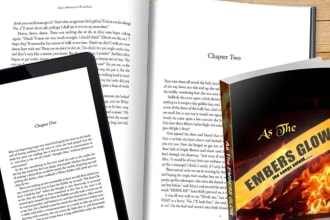 format your book for amazon KDP or ingram spark