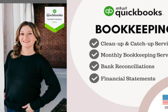 setup, catchup, and bookkeep on quickbooks online for your real estate business