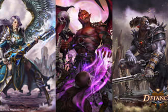 create character illustrations for your fantasy card game