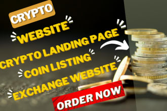 crypto exchange website, nft staking website, coin listing, crypto website, ico