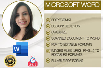 edit, format and design your microsoft word documents