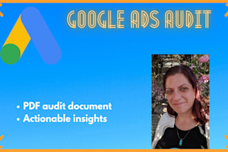 do professional in depth google ads account audit