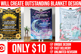 create outstanding blanket designs