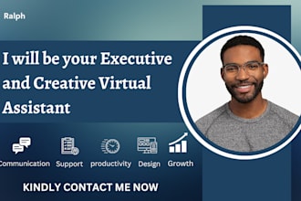 be your creative virtual assistant, personal social media executive assistant