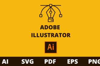 do any graphic design work in adobe illustrator