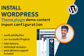 install configure and customize wordpress themeforest theme with demo import