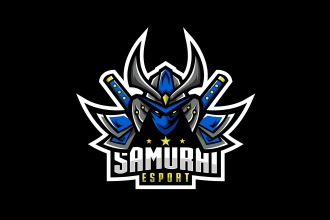 do professional minimalist esports gaming logo design