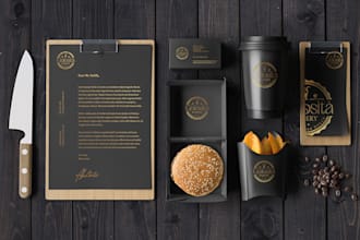 do unique modern minimalist luxury business logo design and branding