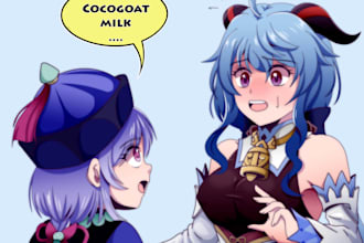 drawing fanart  or original character