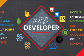develop responsive frontend react js website, web app
