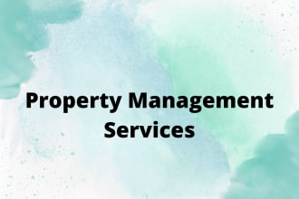help you with your property management