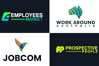 do flat logo creation for your band and website