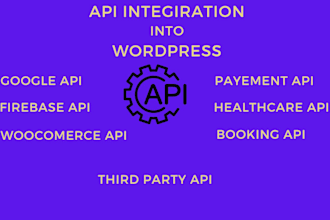 integrate any api into your wordpress and woocommerce