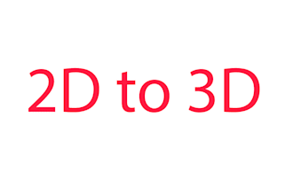 convert 2d file into 3d model