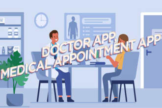 develop doctors app, medical appointment booking app and web