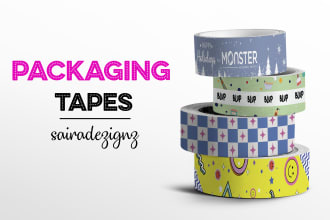 do professional packaging tape or custom tape design