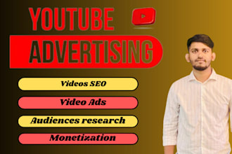 run youtube video SEO video ads and channel monetization