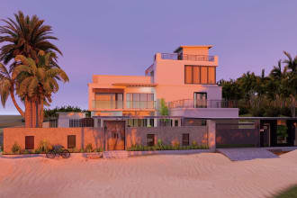 create 3d house in sketchup and realistic rendering