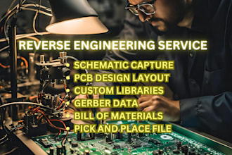 reverse engineer or clone your pcb design for fabrication