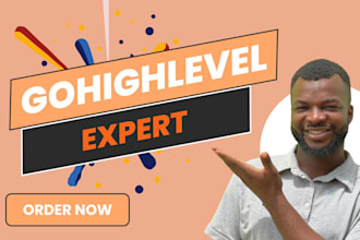 build gohighlevel landing pages for sales funnel and website, ghl automation