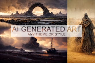 create custom ai art in any style or theme